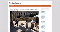 Desktop Screenshot of kvarteto.rehec.cz